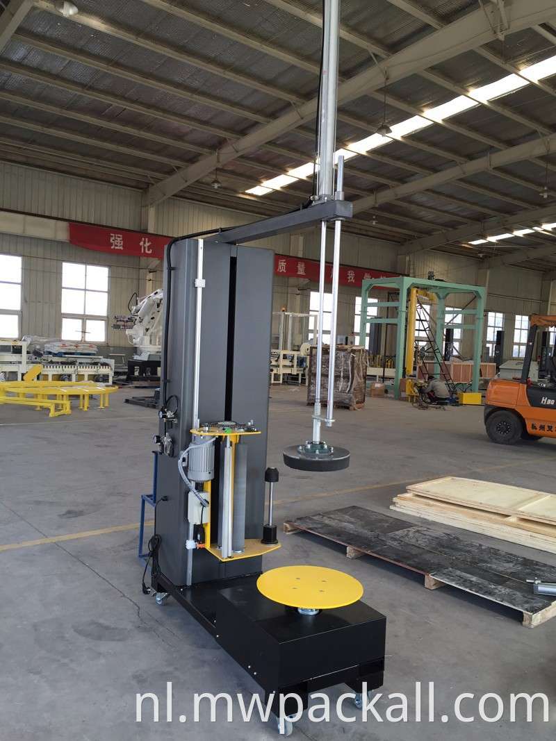 Kleine karton doos rekmachines, mini -stretch wrapper